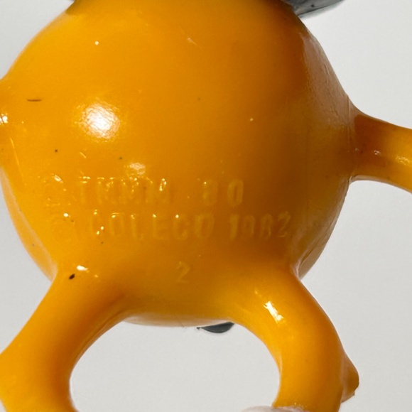 Vintage 80s Coleco Mr. and Mrs. Pacman Wedding Figurines PVC 2" (18F) - Picture 6 of 6